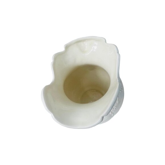 Vintage Ceramic Pitcher With Hand-Painted Floral Design By Carol - Picture 4 of 10